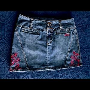 Vintage, Fetish, Jeans Mini Skirt